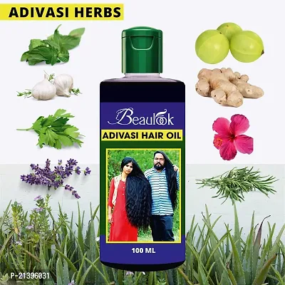 Adivasi Neelambari All Type of Hair Problem Herbal Growth Hair Oil  Hair-Dandruff Control - Hair Oil (100ml)-thumb0