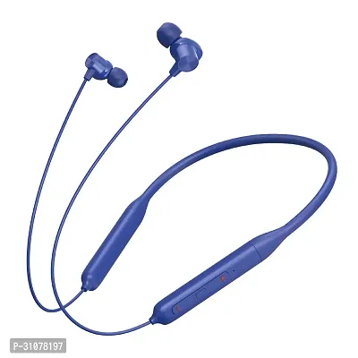 T60 Bullets Wireless Z Bass Edition Neckband headphone with 40 hr playtime Bluetooth Headset  (Blue, In the Ear)-thumb0