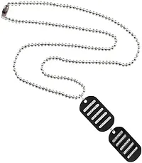 Stylish Chain with Name Plate and Bullet Pendant-thumb2
