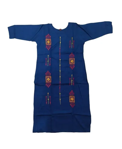 Ladies Cotton Thread Work Kurti