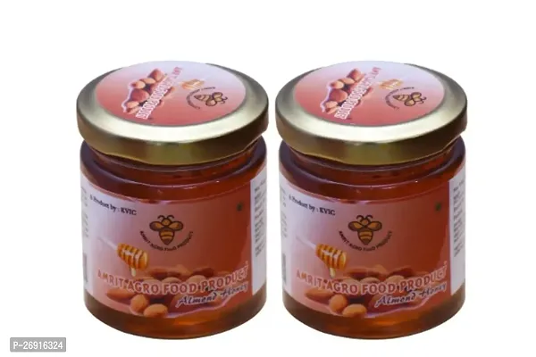 amrit agro food product 100% Pure Almond Honey - 150 Gm (Pack of 2)