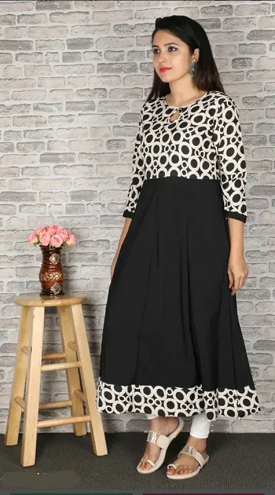 Classic Crepe Kurti for Women