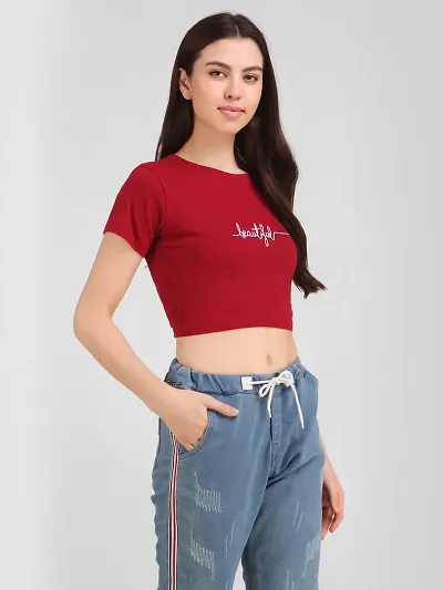 Trendy (Beautiful) Short Sleeves Crop Length Top For Women