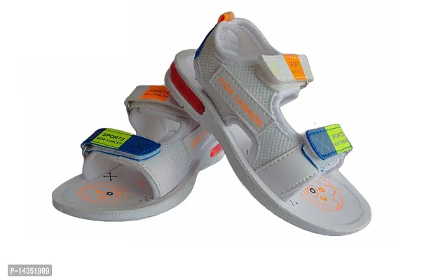 White Kids Flat Light Sandals For boys/girls-thumb0
