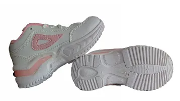 White Kids Sports Shoes for Girls-thumb2