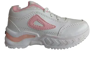 White Kids Sports Shoes for Girls-thumb3
