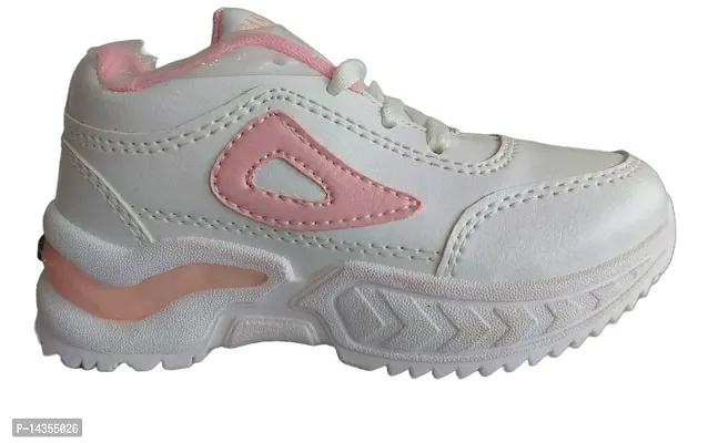 White Kids Sports Shoes for Girls-thumb4
