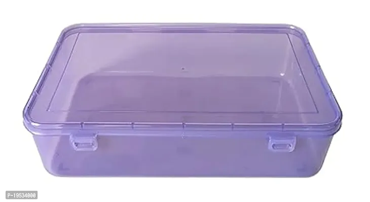 Purple Coloured Plastic Large Storage Boxes