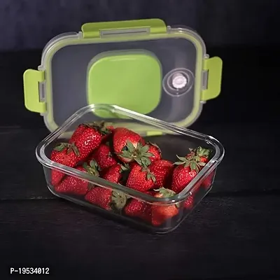 Rectangle Container with Vacuum Pump Lid- transparent