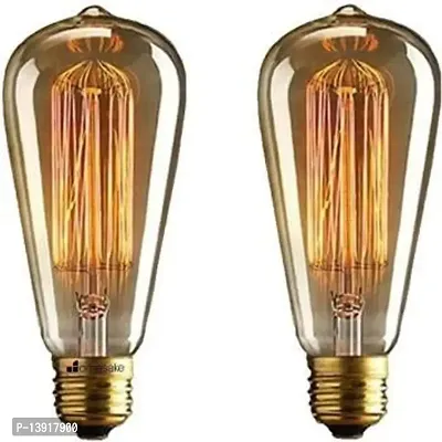 MAA VAISHNO Agency 40 W Decorative Incandescent Bulb (Yellow, Pack of 2)