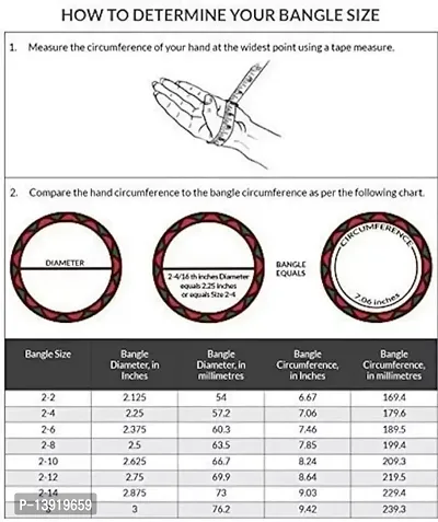 DONERIA Metal Base Metal with Velvet worked and Cutting Shaped Bangle Set For Women and Girls, (Purple_2.2 Inches), Pack Of 56 Bangle Set-thumb5