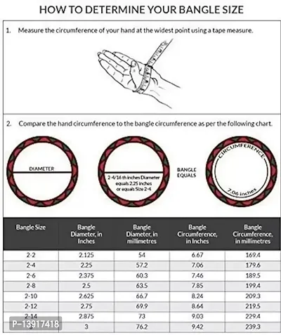 DONERIA Metal Base Metal with Polka Dots Glossy Finished Bangle Set For Women and Girls, (Magenta_2.2 Inches), Pack Of 48 Bangle Set-thumb5