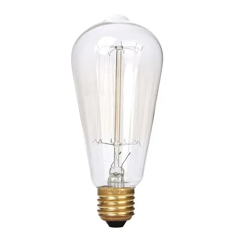 DONERIA Filament Bulbs E27 LED 4-Watt Yellow Edison Tungsten, Bedroom, Living Room, Dining, Room, Outdoor, Indoor, Amber Bulb