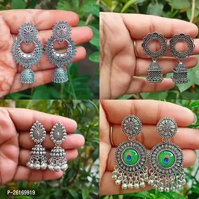 Traditional Jhumki Earrings for women and girls Combo Pack 4