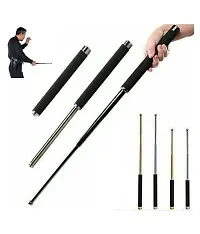 Multifunction Portable Heavy Metal Collapsible Stainless Steel Safety Stick-thumb2