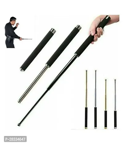 Multifunction Portable Heavy Metal Collapsible Stainless Steel Safety Stick-thumb3