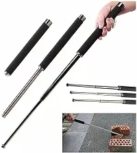 Multifunction Portable Heavy Metal Collapsible Stainless Steel Safety Stick-thumb1