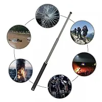 Multifunction Portable Heavy Metal Collapsible Stainless Steel Safety Stick-thumb2