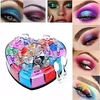 Heart Shape Shimmer Eye shadow Kit 12 Color-thumb1