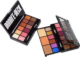 Double deck 18 color matte and shine eyeshadow palette-thumb1