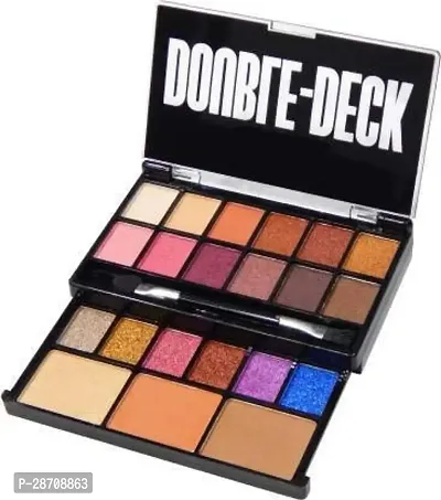 Double deck 18 color matte and shine eyeshadow palette-thumb0