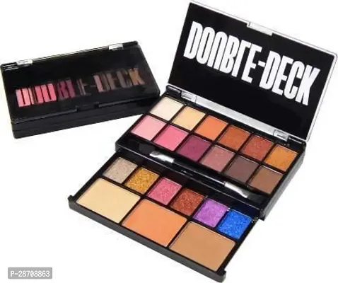 Double deck 18 color matte and shine eyeshadow palette-thumb2