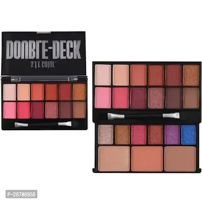 Double deck 18 color matte and shine eyeshadow palette-thumb3