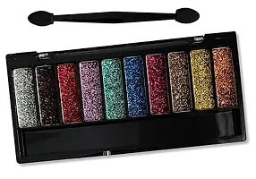 PROFESSIONAL 10 COLOR GLITTER EYESHADOW-thumb1