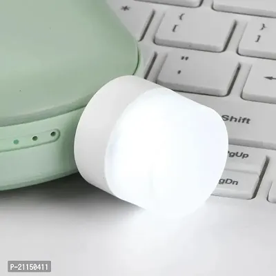 Plug in LED Night Light Mini USB LED Light Flexible USB LED Ambient Light Mini USB LED Light, LED Portable car Bulb, Indoor, Outdoor, Reading, Kitchen,Sleep (2 pcs)-thumb0