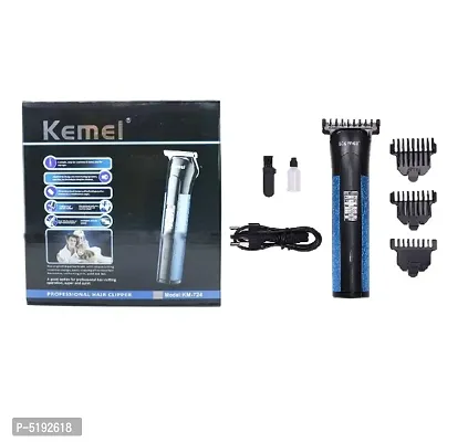 Kemei KM-724 Rechargeable Runtime: 45 min Trimmer for Men-thumb0
