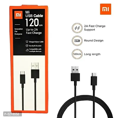 Mi 120cm USB Upto 2A Fast Charge Data Cable