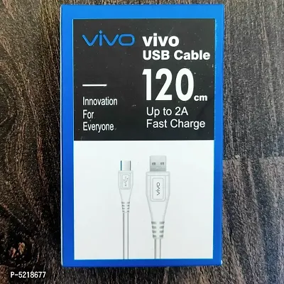 Vivo USB Cable 120cm Upto 2A Fast Charge Data Cable-thumb0