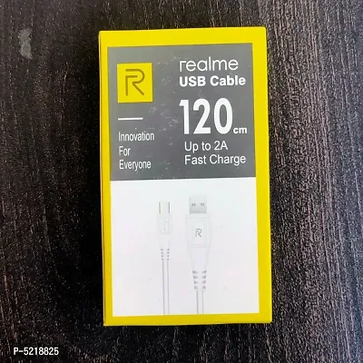 Realme USB Cable 120cm Upto 2A Fast Charge Data Cable