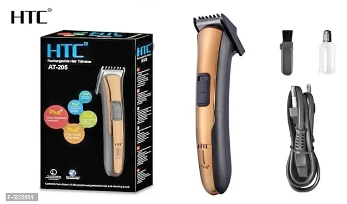 HTC AT-205 Runtime: 50 min Trimmer for Men  (Brown)