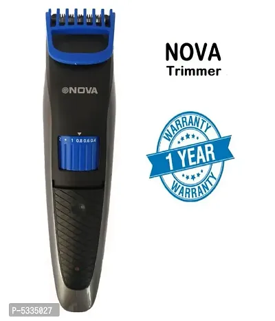 NOVA NS-2019 Runtime: 60 min Trimmer for Men  (Blue)-thumb0