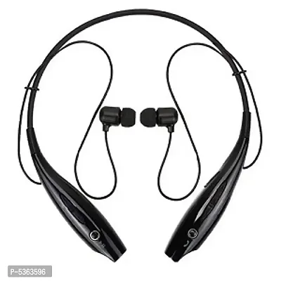Hbs 730 Neckband Bluetooth Headphones Wireless Sport Stereo Headsets Handsfree With Microphone For Android Black-thumb0