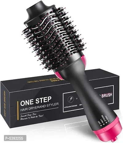 One Step Hair Dryer and Volumizer Hot Air Brush 3 in1 Styling Brush Styler Negative Ion Hair Straightener Curler Brush for All Hairstyle