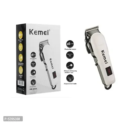 Kemei KM-809A Runtime: 120 min Trimmer for Men  Women (White)-thumb0