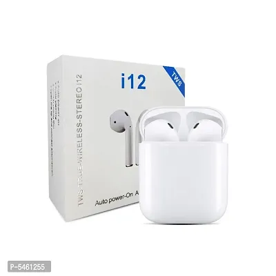 i12 TWS Wireless Bluetooth 5.0 Earphone Sports Sweat proof Headphone Touch Portable Earbuds-thumb0