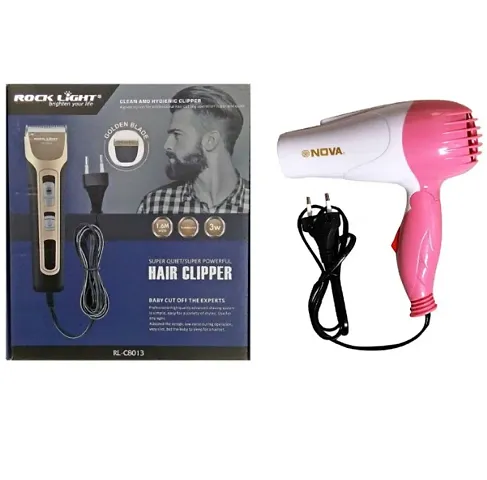 Professional Foldable  Hair Dryer With Hair Removal Essential Combo