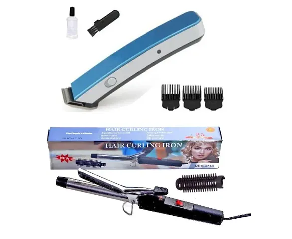 Top Selling Trimmer For Men & Hair Curler Combo