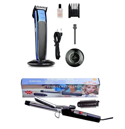 Best Quality Trimmer With Hair Curler Combo