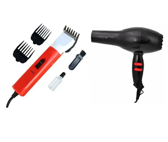 Trendy Trimmer For Men & Hair Drier Combo