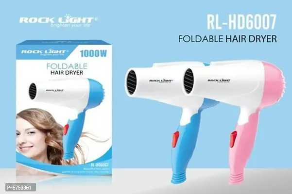 Rock Light Rl Hd6007 Foldable Hair Dryer 1000W 1Pc Hair Styling Others