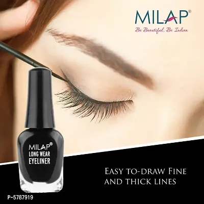 Milap Long Wear Eyeliner 7Ml Black Makeup Eyes-thumb0