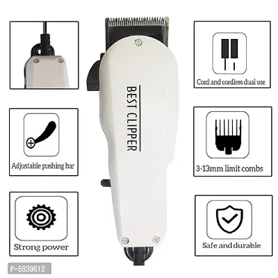 HTC CT-103 Professional Hair Clipper Adjustable Corded Trimmer for Menrsquo;s-thumb0