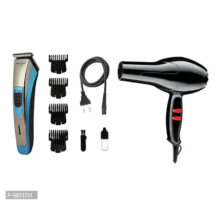 Rocklight RL-TM9088 Rechargeable Cordless Hair Trimmer  and 1800W Professional Hair Dryer Pack of 2 Combo