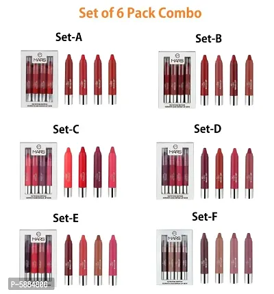 Buy Mars 4 in 1 Lipstick Set Of 6 24pc Lipsticks Online In India At  Discounted Prices