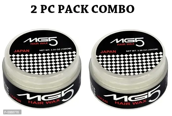 MG5 Smooth With Soft Hold Hair Wax (100g) Pack of 2 Combo