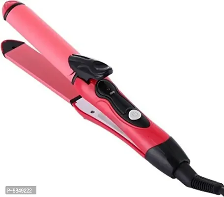 Nova 2 In 1 Hair Beauty Set Curler and Straightener NHC-1818SC-thumb0